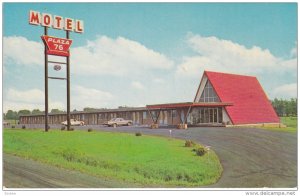 Motel Plaza 76, Classic Cars, Interstate 71, BURBANK, Ohio, 40-60's