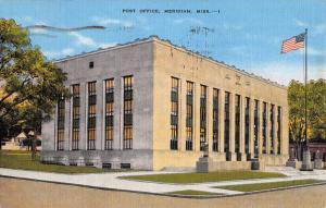 Meridian Mississippi Post Office Street View Antique Postcard K44094