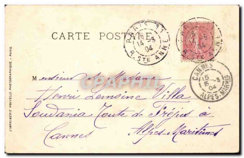 Paris Old Postcard La Madeleine