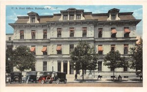 J51/ Raleigh North Carolina Postcard c1910 U.S. Post Office Building 74