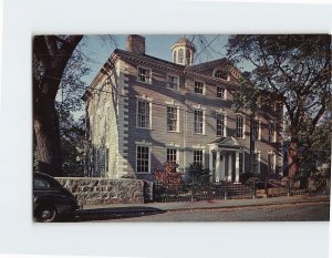 Postcard Lee Mansion, Marblehead, Massachusetts