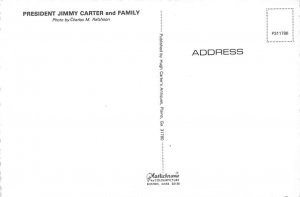 President Jimmy Carter & Family Unused 