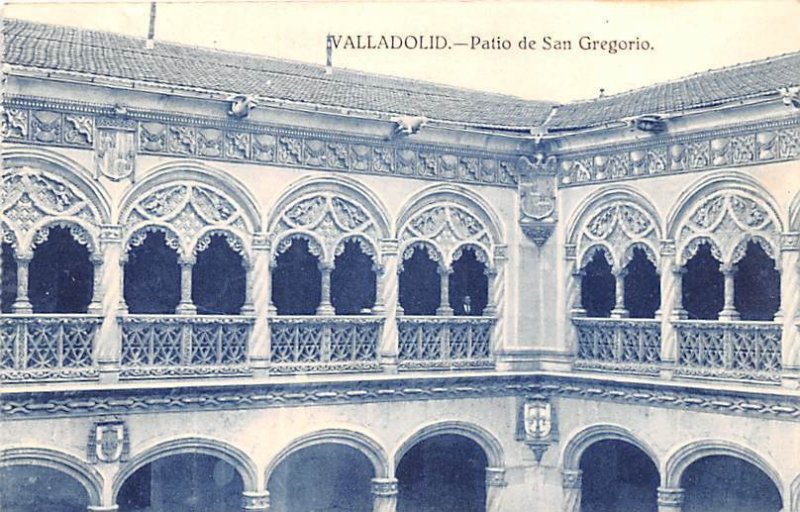 Patio de San Gregorio Valladolid Spain Postal Used Unknown 