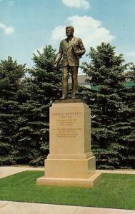 MCKEESPORT, PA Pennsylvania  JOHN F KENNEDY MEMORIAL~Bronze Sculpture  Postcard