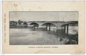 Kansas Avenue Bridge, TOPEKA, Kansas, PU-1913