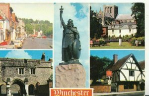 Hampshire Postcard - Views of Winchester - Ref TZ1240