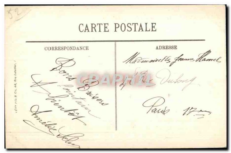 Old Postcard Chaumont Chateau and Vallee