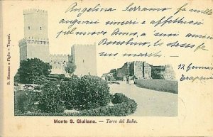 09579 - VINTAGE POSTCARD - DRILLS - MONTE SAN GIULIANO-