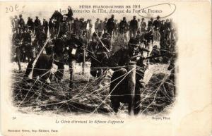 CPA Fetes Franco-Russes de 1901 Attaque du Fort de Fresnes (600037)