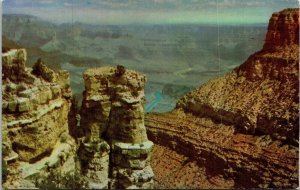 Moran Point Grand Canyon National Park Arizona Scenic Landscape Chrome Postcard 
