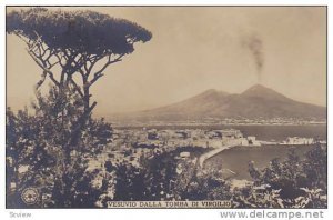 RP; Vesuvio dalla tomba di Virgilio, Naples, Campania, Italy, 00-10s