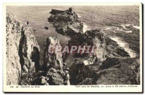 Old Postcard Pointe du Raz Small port Bestree