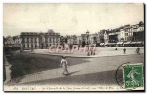 Postcard View of Old Beauvais & # 39Ensemble Jeanne Hachette Place with & # 3...