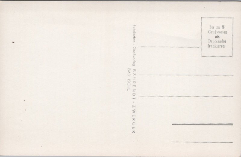 Austria Bad Ischl Esplanade  Vintage RPPC C067