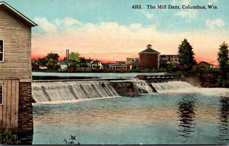 Wisconsin Columbus The Mill Dam Curteich