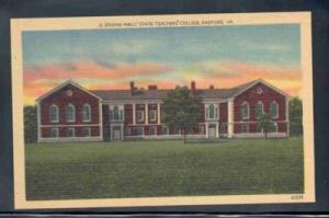 Virginia postcard Dining Hall State Teachers College Radford