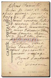 Old Postcard PHOTO CARD Army Regiment soldiers