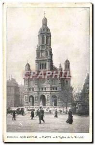 Old Postcard Paris Church of the Trinity