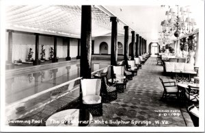 RP Postcard Swimming Pool The Greenbrier White Sulphur Springs West Virginia