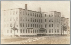 LEOMINSTER MA GLUETT PEABODY & CO. SHIRT MFG ANTIQUE REAL PHOTO POSTCARD RPPC