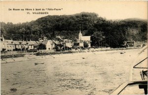 CPA De ROUEN au HAVRE a bord du Felix-Faure - VILLEQUIER (105822)