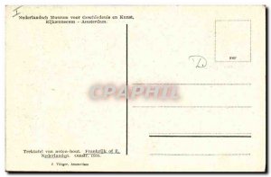 Old Postcard Rijksmuseum Amsterdam