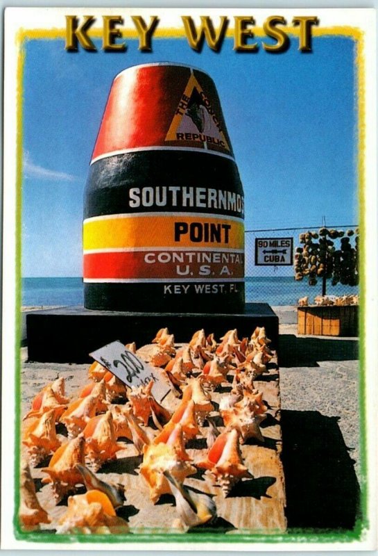 Postcard - Greetings From The Florida Keys - Key West, Florida 