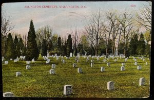 Vintage Postcard 1907 Arlington Cemetery, Washington, D.C. (Arlington, Virginia)