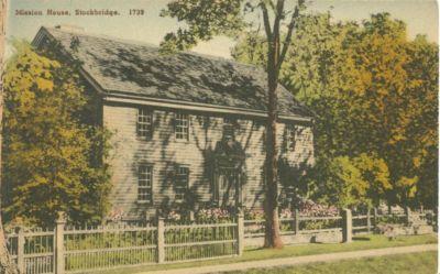 Mission House, Stockbridge, Massachusetts, unused Postcard