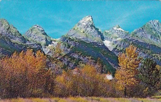 Autumn View Of Grand Teton Grand Teton National Park Wyoming