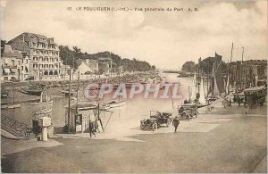 Old Post Card Pouliguen (L inf) Vue Generale Harbor Yacht