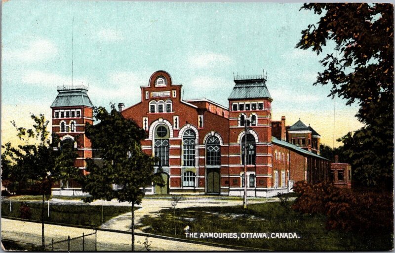 Canada Ottawa The Armouries Ontario Vintage Postcard C091