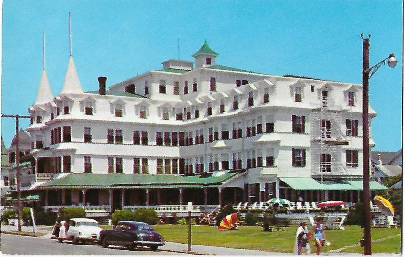 The Colonial Hotel Cape May New Jersey 1950s Cars