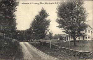 Monticello NY Jefferson St. c1910 Postcard