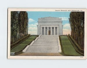 Postcard Lincoln Memorial, Hodgenville, Kentucky