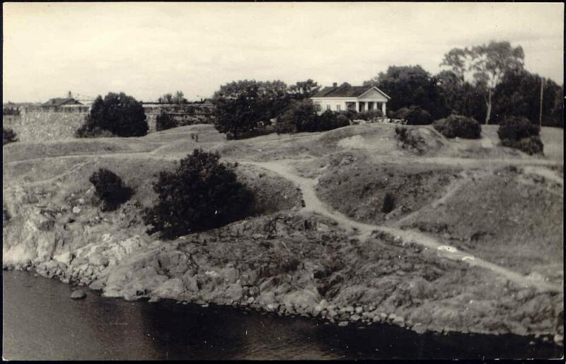 finland suomi, SUOMENLINNA SVEABORG, Inhabited Sea Fortress (1940s) RPPC