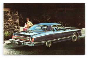 1976 Ford LTD LANDAU 4-Door Pillared Hardtop UNP Advertising Chrome Postcard O5