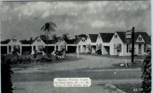 FORT SMITH, AR Arkansas   MASSEY TOURIST COURT  c1940s Roadside  Postcard