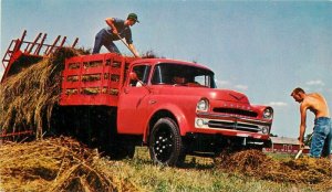 Advertising 1950s Dodge Truck Farm 300 Series Agriculture Postcard 21-5146