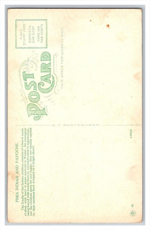 21970  Pima Indian with papoose