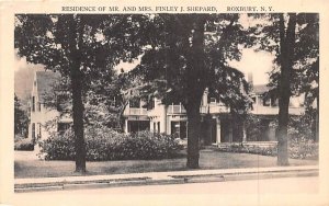 Residence of Mr & Mrs Finley J Shepard in Roxbury, New York