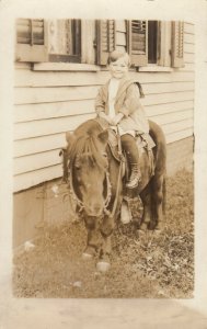 RP: Child on pony , 00-10s