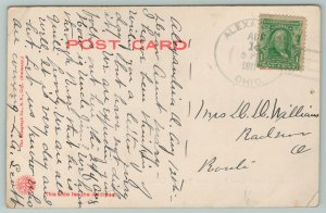 Newark Ohio~Black Hand Rock~Vintage Postcard