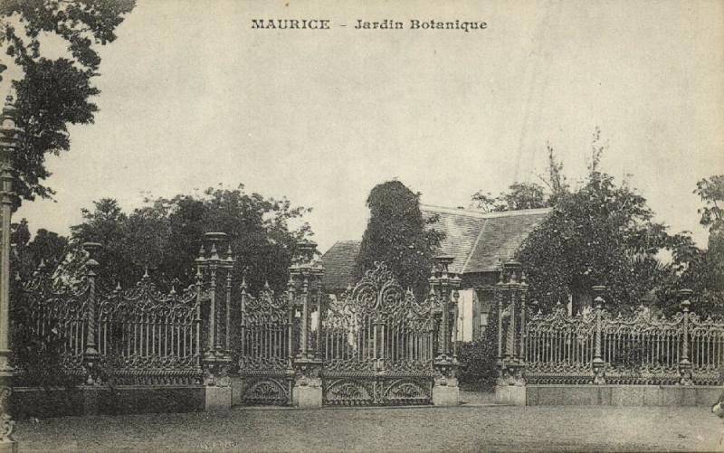 mauritius, Jardin Botanique, Botanical Gardens (1899) Messageries Maritimes