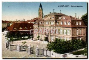 Old Postcard Dusseldorf Schloss Jagerhof