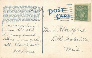 LP78    Mobile  Alabama  Bay Bridge   Postcard  