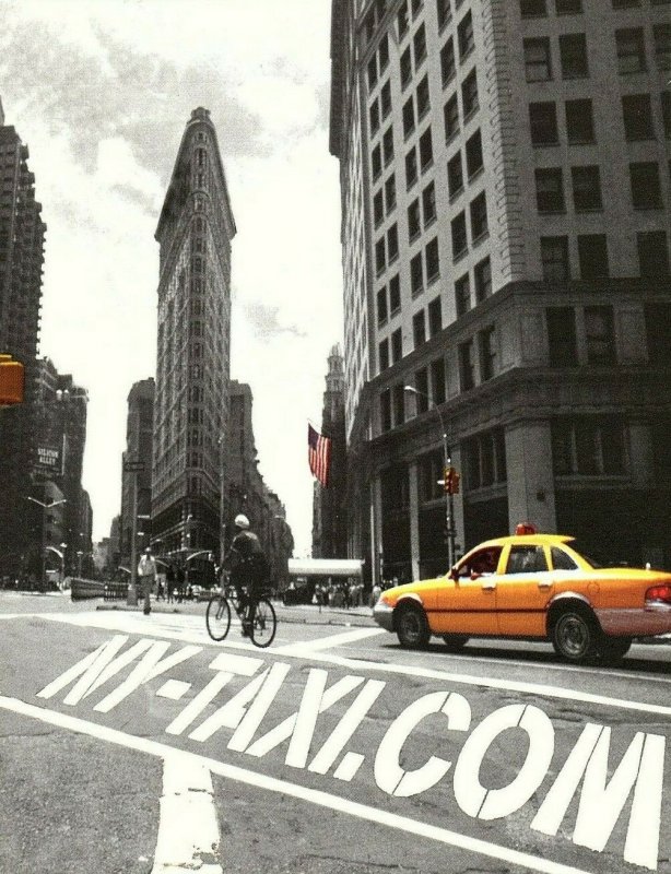 Cab-Cam Live from The Streets of New York NY-Taxi Postcard A1 