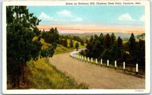 Postcard - Scene on Hartman Hill, Chadron State Park - Chadron, Nebraska