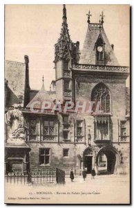 Old Postcard Bourges Palais Jacques Heart of Entree