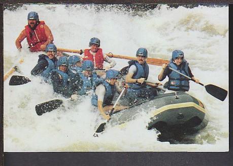 White Water Rafting Postcard BIN 